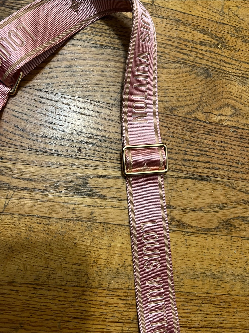 Louis Vuitton Brown Monogram Multi Pochette with Pink Strap - Picture 4 of 6